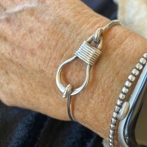 Sterling clasp bracelet